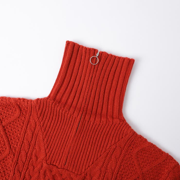 ケーブルハーフジップニット | coen【women】 | 詳細画像37 