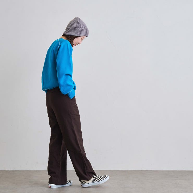 配色ステッチスウェットライクニット | coen【women】 | 詳細画像30 