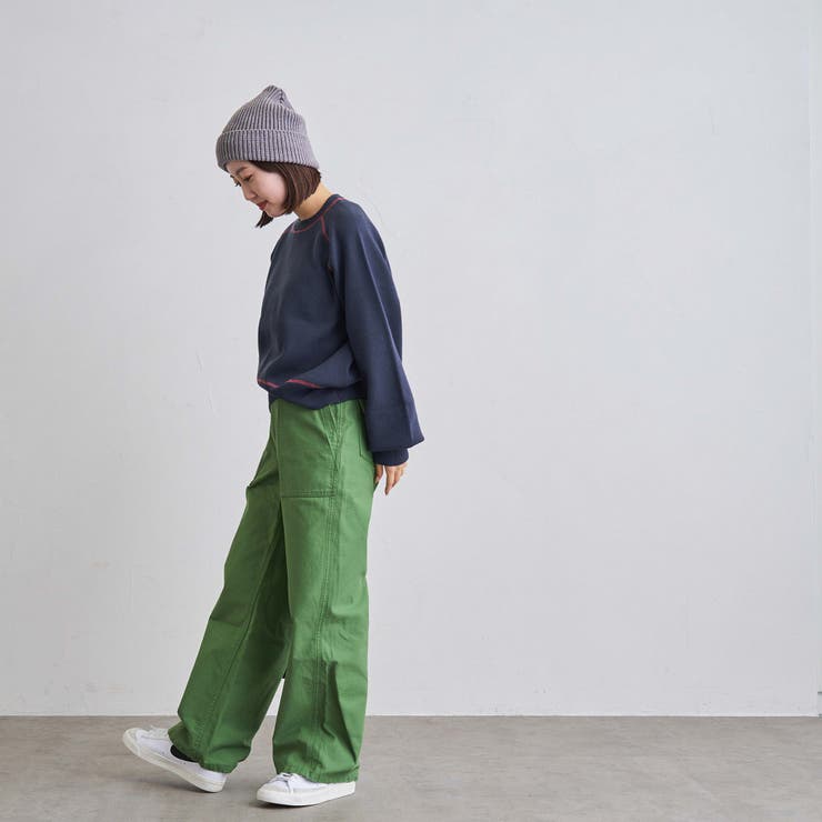 配色ステッチスウェットライクニット | coen【women】 | 詳細画像38 