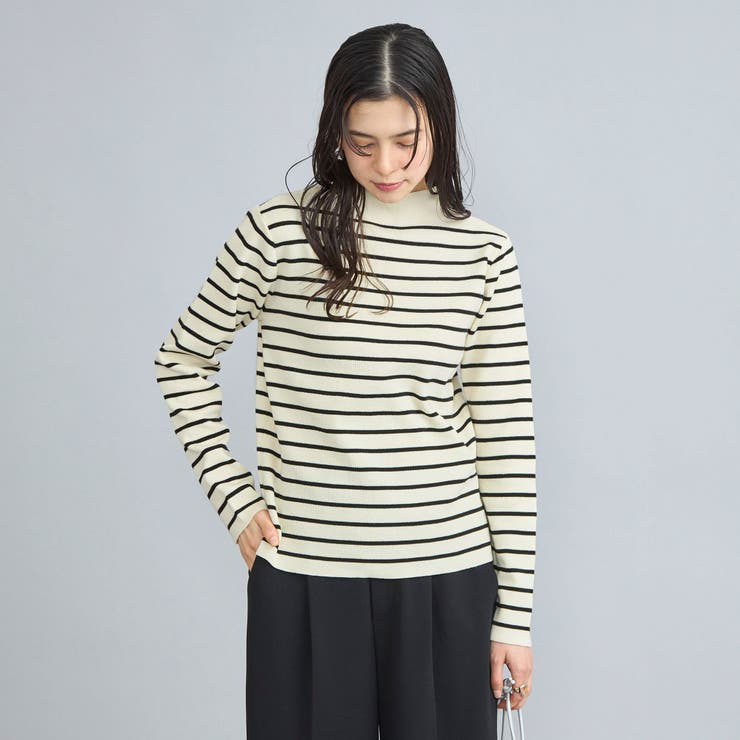 総針モックネックニット | coen【women】 | 詳細画像2 