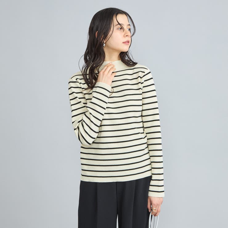 総針モックネックニット | coen【women】 | 詳細画像3 