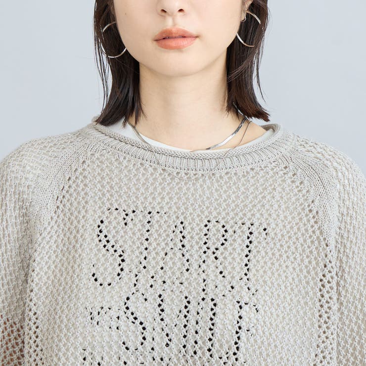 スパンコール＆ラメメッシュニット | coen【women】 | 詳細画像22 