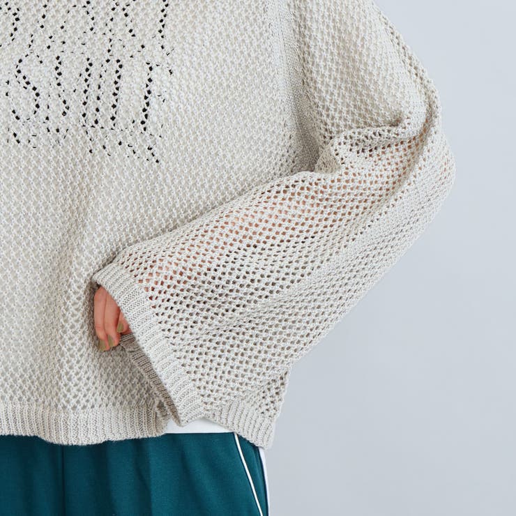 スパンコール＆ラメメッシュニット | coen【women】 | 詳細画像23 