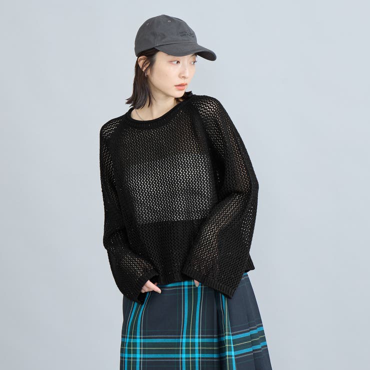 スパンコール＆ラメメッシュニット | coen【women】 | 詳細画像6 