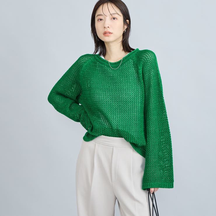 KELLY | スパンコール＆ラメメッシュニット | coen【women】