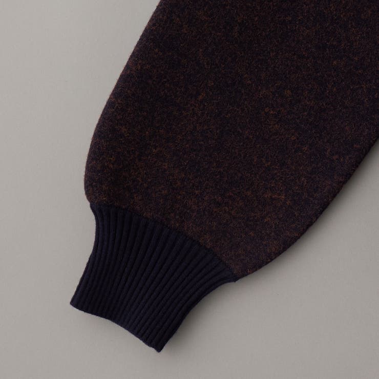 【もちフワ触感×1枚で映えるロゴデザイン】フェザーヤーンロゴジャガードニット | coen【women】 | 詳細画像14 