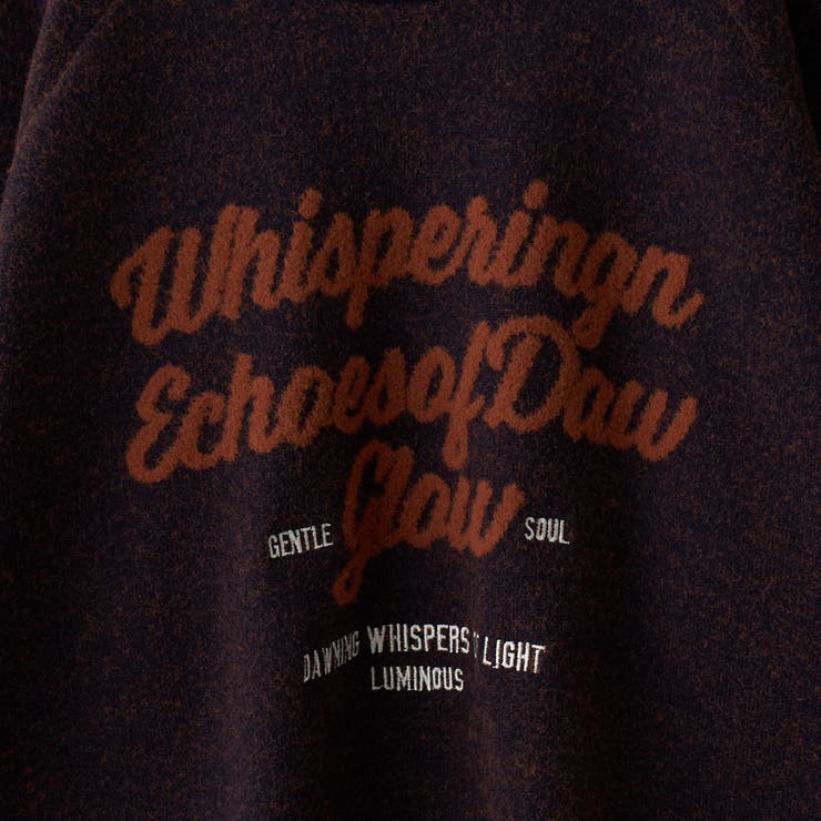 【もちフワ触感×1枚で映えるロゴデザイン】フェザーヤーンロゴジャガードニット | coen【women】 | 詳細画像16 