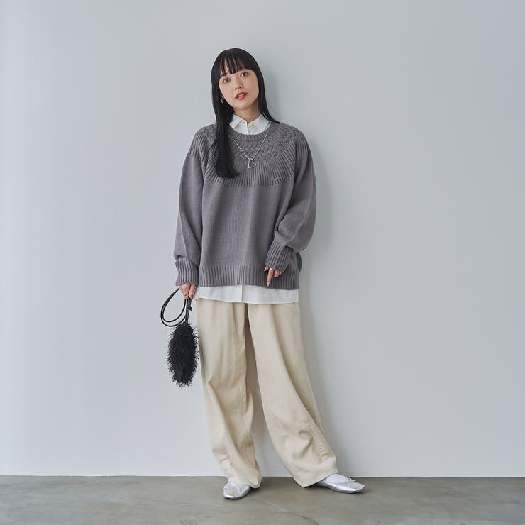 【ゆる×あったか/7色展開】キュウシンタンショクニット | coen【women】 | 詳細画像18 