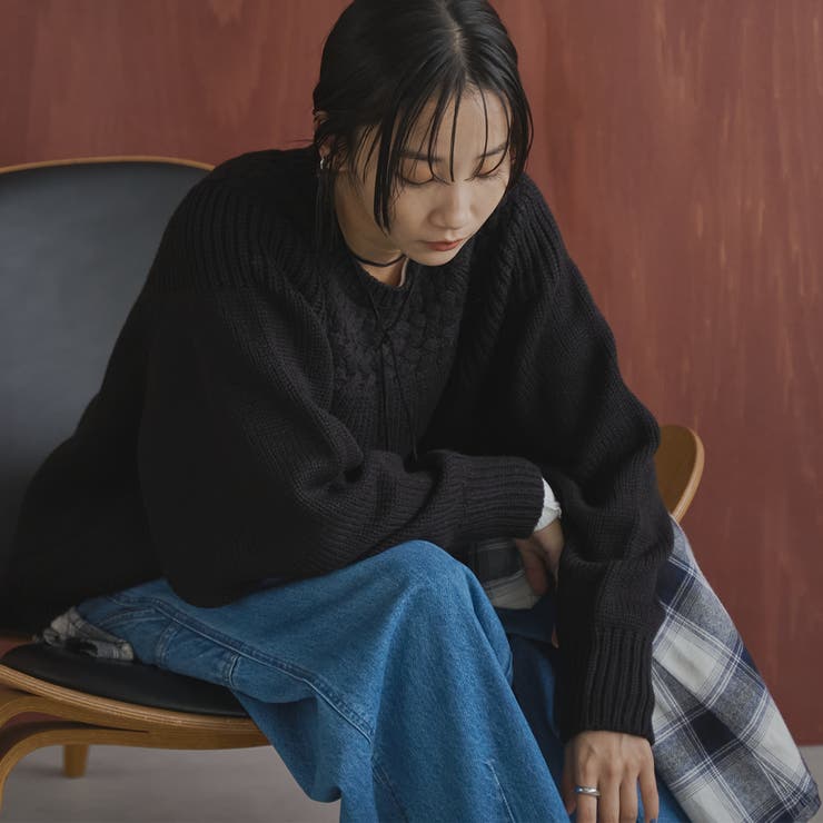 【ゆる×あったか/7色展開】キュウシンタンショクニット | coen【women】 | 詳細画像20 