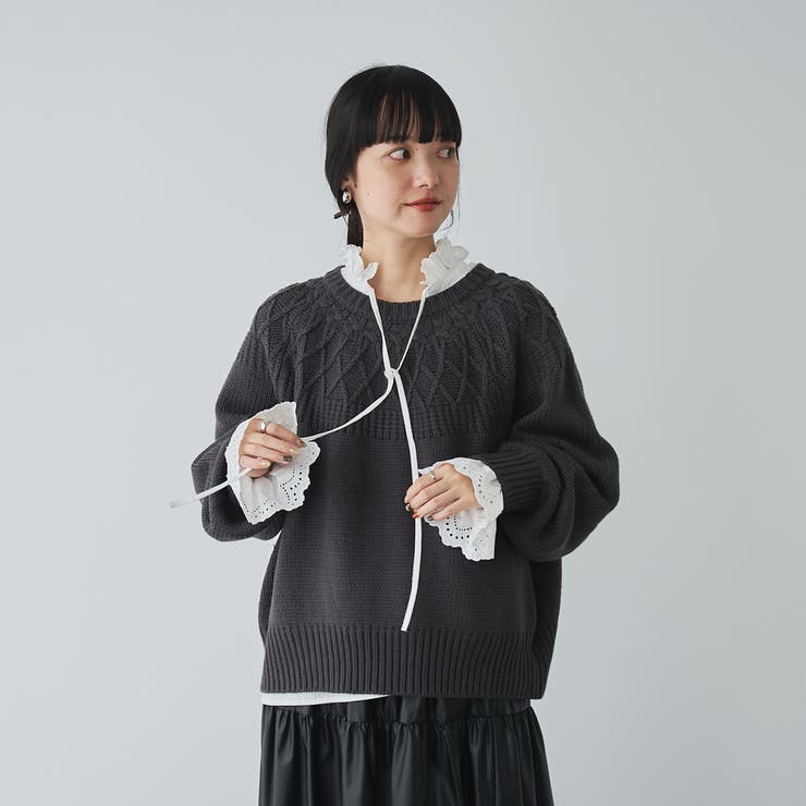 冬の褒められニット キュウシンライククルーネックニット | coen【women】 | 詳細画像19 