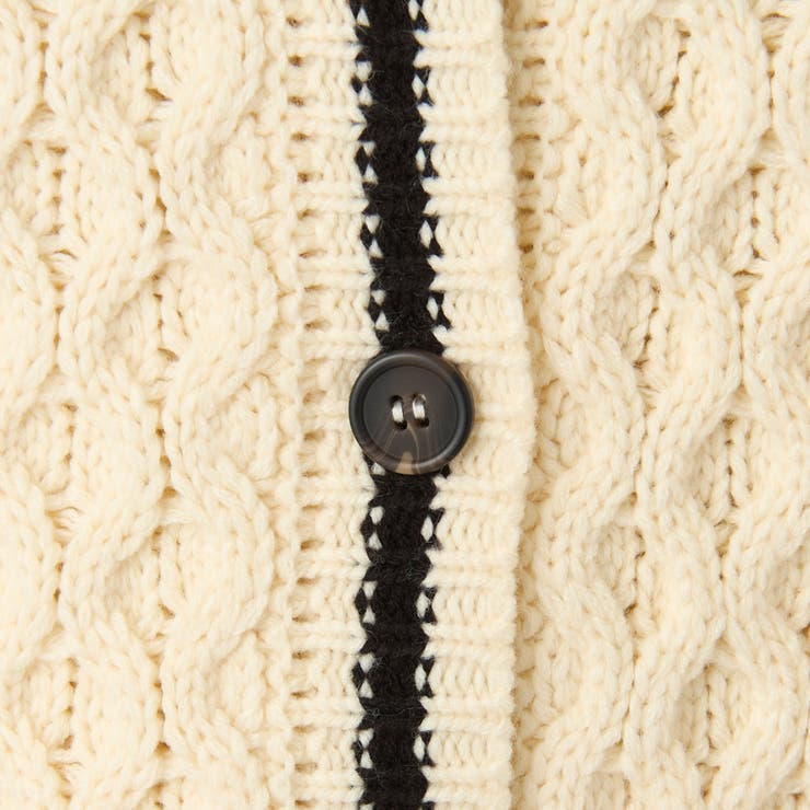 ケーブル編みVネックラインカーディガン | coen【women】 | 詳細画像16 