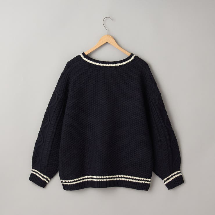 ケーブル編みVネックラインカーディガン | coen【women】 | 詳細画像18 