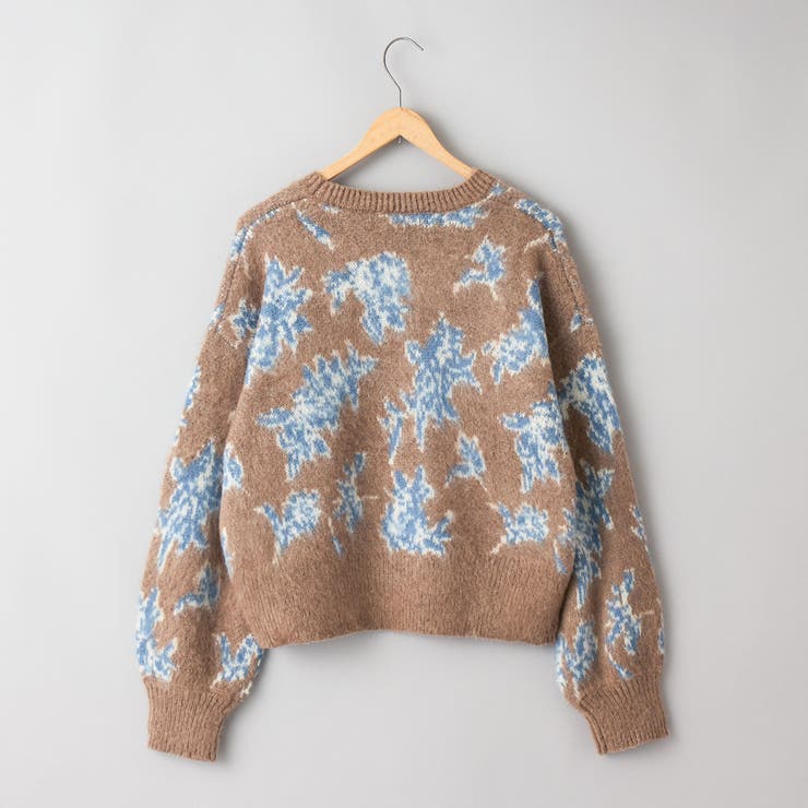 【ふんわりルーズなイマドキニット】ニュアンスフラワージャガードニット | coen【women】 | 詳細画像22 