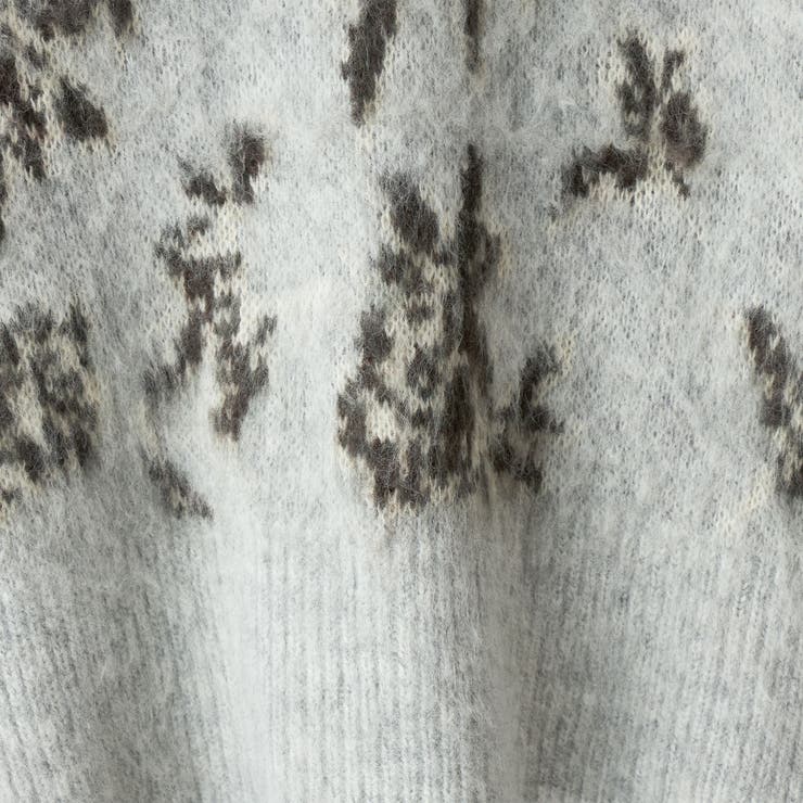 【ふんわりルーズなイマドキニット】ニュアンスフラワージャガードニット | coen【women】 | 詳細画像27 