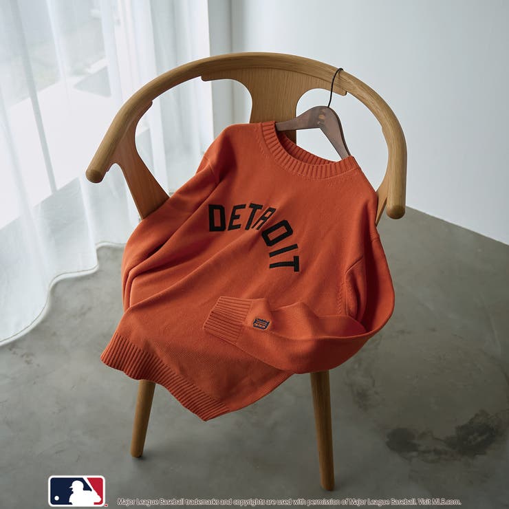 【スポーティ×ガーリー好バランス】MLB別注ワンポイントロゴクルーネックニット | coen【women】 | 詳細画像18 