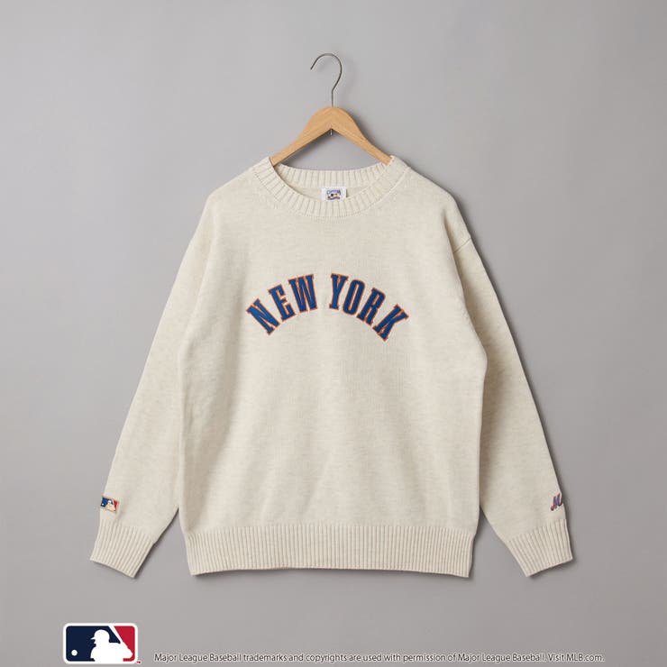 【スポーティ×ガーリー好バランス】MLB別注ワンポイントロゴクルーネックニット | coen【women】 | 詳細画像23 