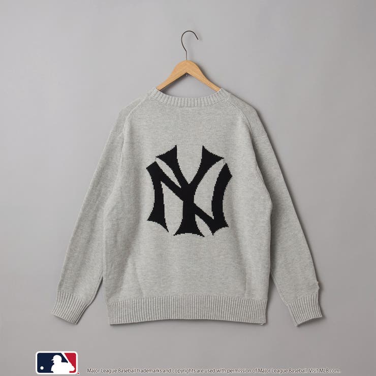 【スポーティ×ガーリー好バランス】MLB別注ワンポイントロゴクルーネックニット | coen【women】 | 詳細画像26 