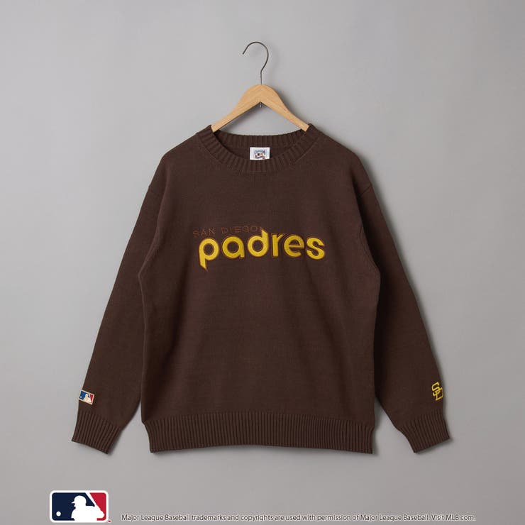 【スポーティ×ガーリー好バランス】MLB別注ワンポイントロゴクルーネックニット | coen【women】 | 詳細画像28 