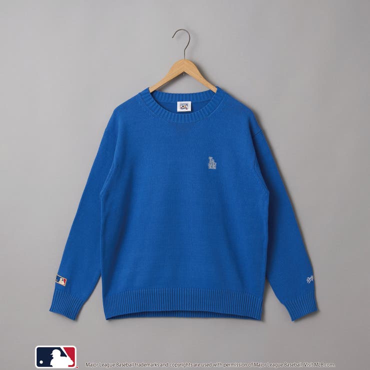 【スポーティ×ガーリー好バランス】MLB別注ワンポイントロゴクルーネックニット | coen【women】 | 詳細画像34 