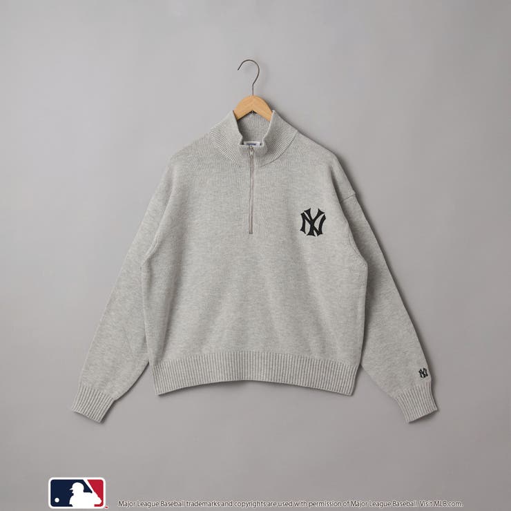 【1枚で着映え】MLB別注ワンポイントロゴハーフジップニット | coen【women】 | 詳細画像17 