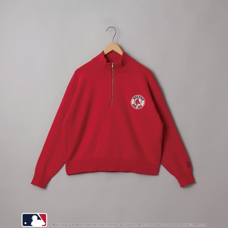 【1枚で着映え】MLB別注ワンポイントロゴハーフジップニット | coen【women】 | 詳細画像20 