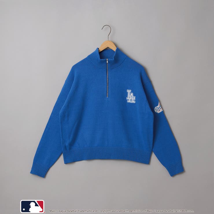 【1枚で着映え】MLB別注ワンポイントロゴハーフジップニット | coen【women】 | 詳細画像24 