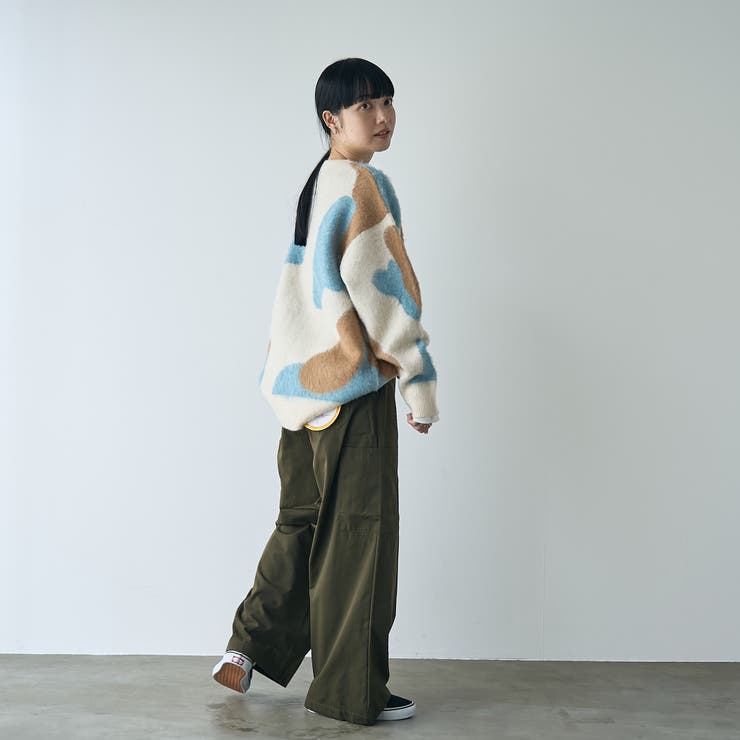 【1枚で映える主役級】マーブルカラー起毛ニットプルオーバー | coen【women】 | 詳細画像18 