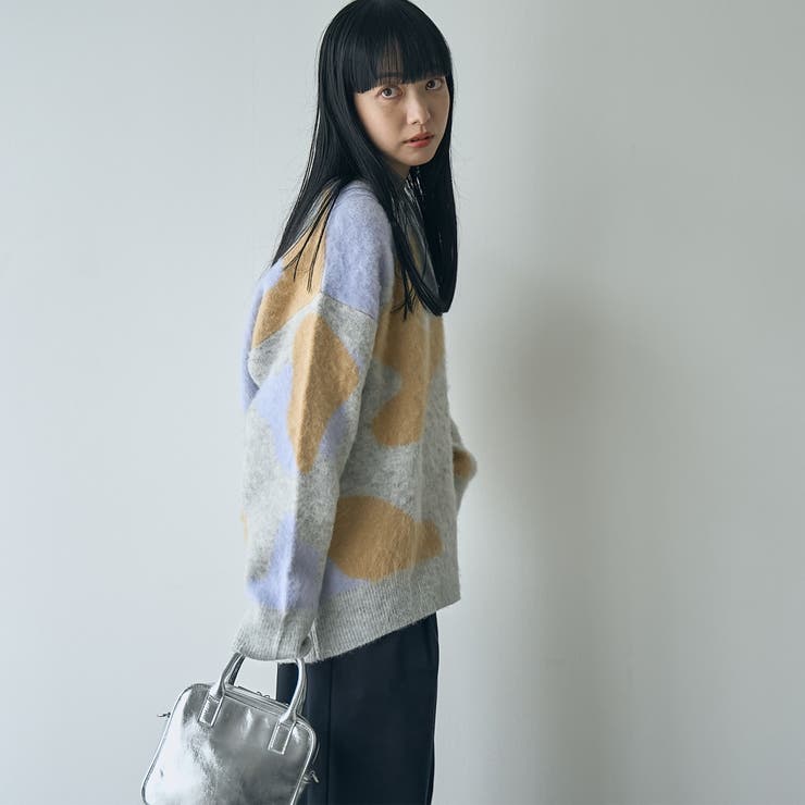 【1枚で映える主役級】マーブルカラー起毛ニットプルオーバー | coen【women】 | 詳細画像20 