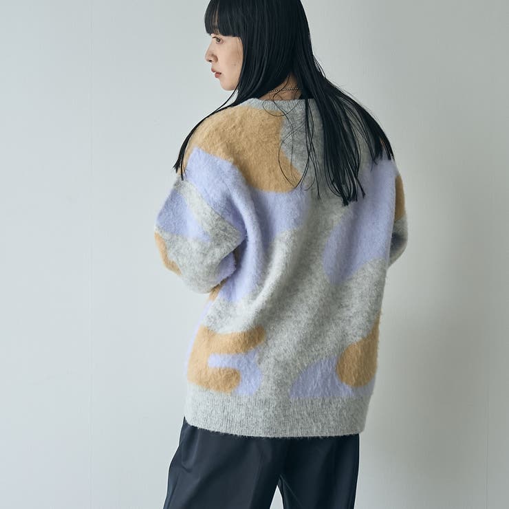 【1枚で映える主役級】マーブルカラー起毛ニットプルオーバー | coen【women】 | 詳細画像22 