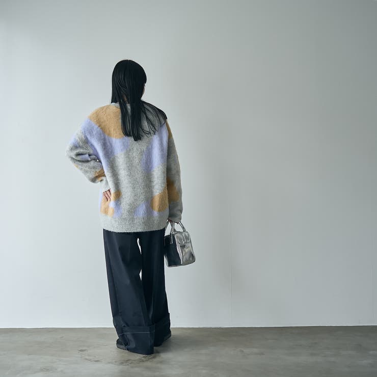 【1枚で映える主役級】マーブルカラー起毛ニットプルオーバー | coen【women】 | 詳細画像26 