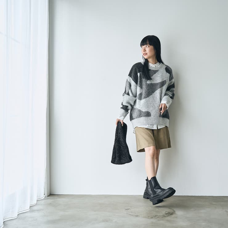 【1枚で映える主役級】マーブルカラー起毛ニットプルオーバー | coen【women】 | 詳細画像33 