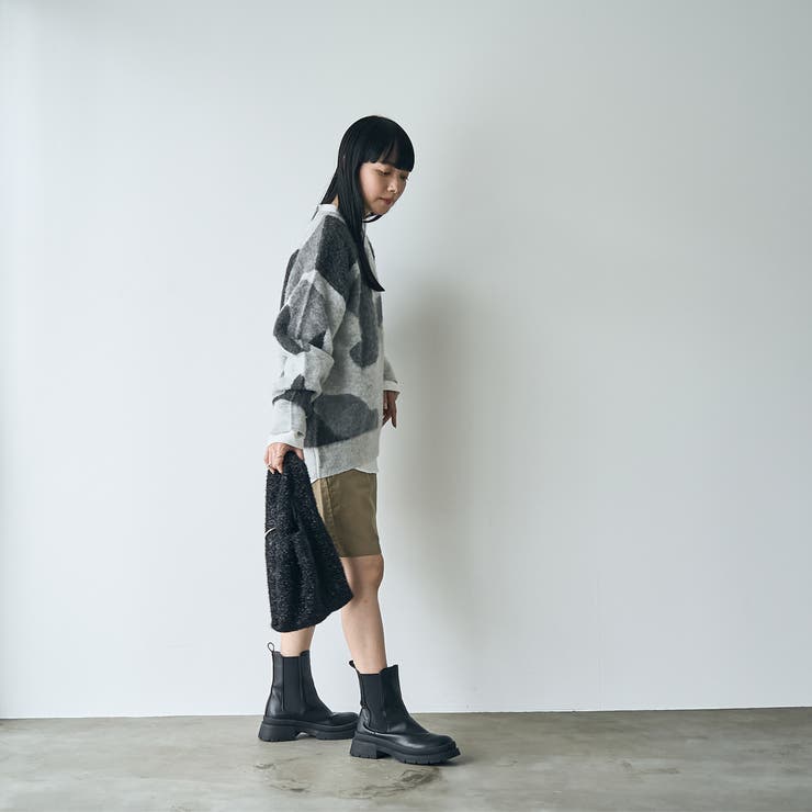 【1枚で映える主役級】マーブルカラー起毛ニットプルオーバー | coen【women】 | 詳細画像34 