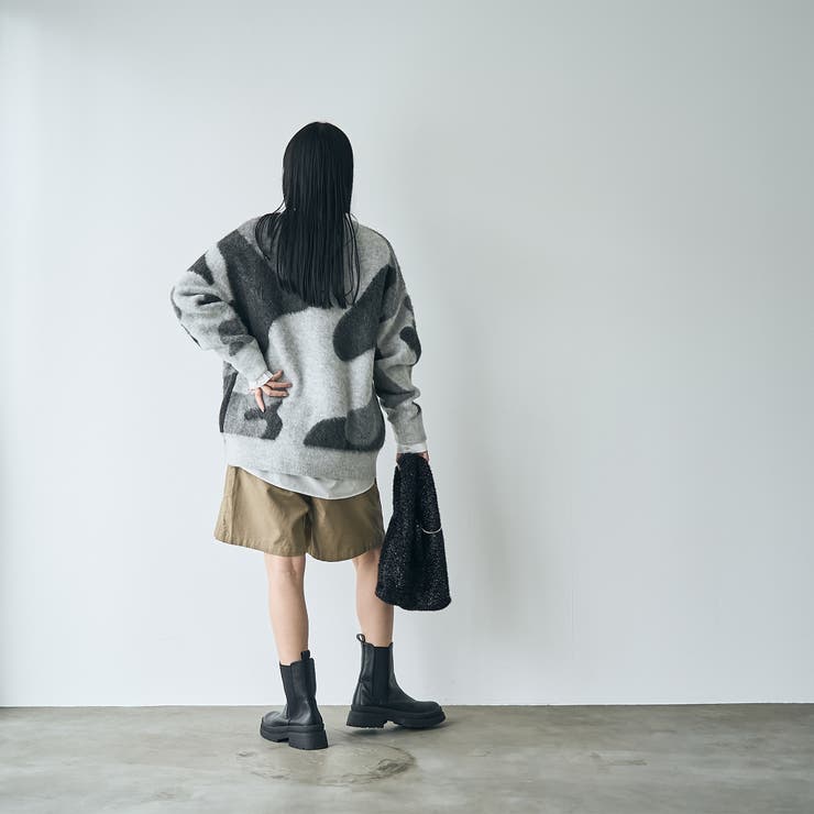 【1枚で映える主役級】マーブルカラー起毛ニットプルオーバー | coen【women】 | 詳細画像36 