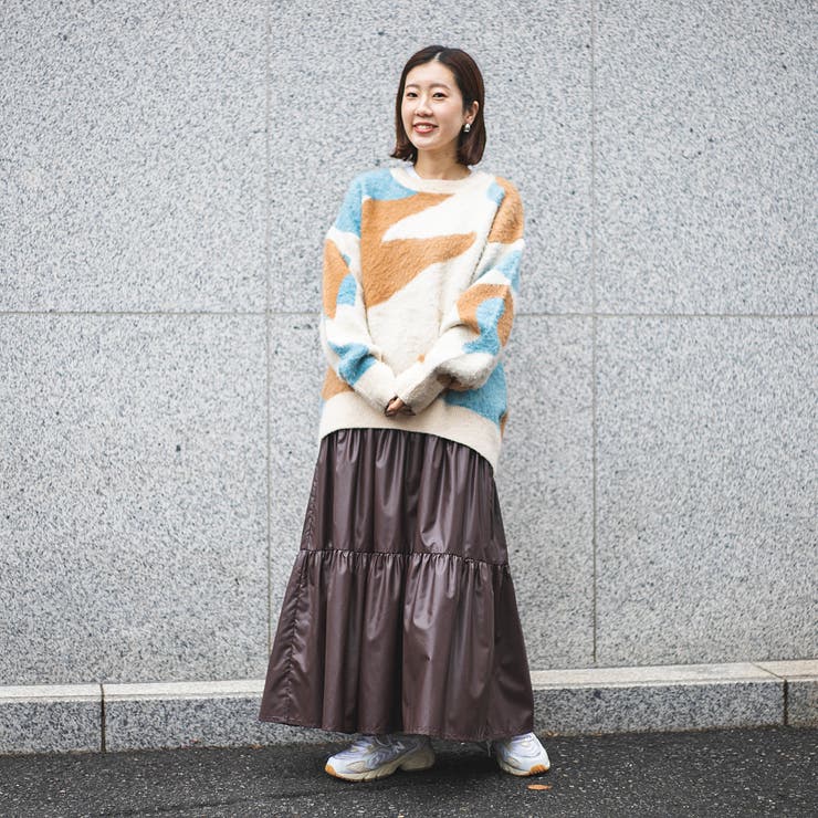 【1枚で映える主役級】マーブルカラー起毛ニットプルオーバー | coen【women】 | 詳細画像5 