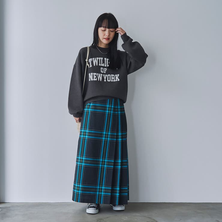 【カジュアル×大人両立】ループロゴジャガードハイゲージニット | coen【women】 | 詳細画像34 