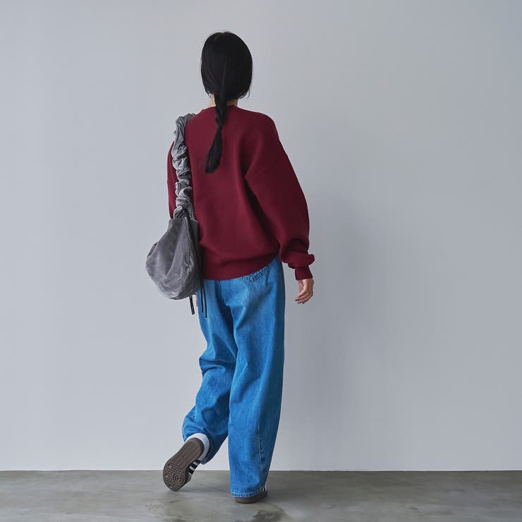 【カジュアル×大人両立】ループロゴジャガードハイゲージニット | coen【women】 | 詳細画像40 