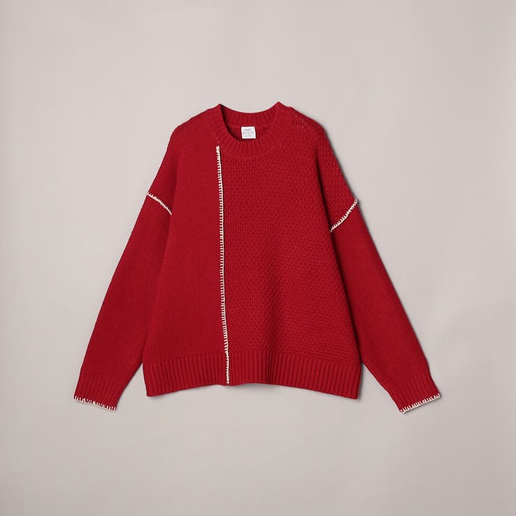 soerte × camphor wood / ハンドステッチウエスタンニット soerte