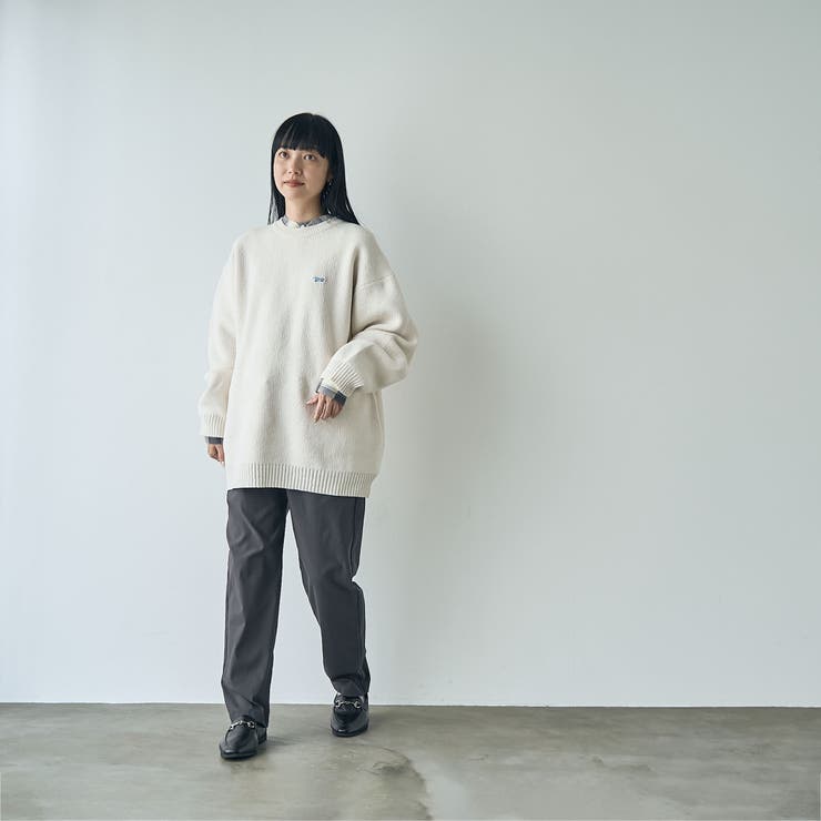 Penneys（ぺニーズ）別注モールジャガードロゴニット | coen【women】 | 詳細画像10 