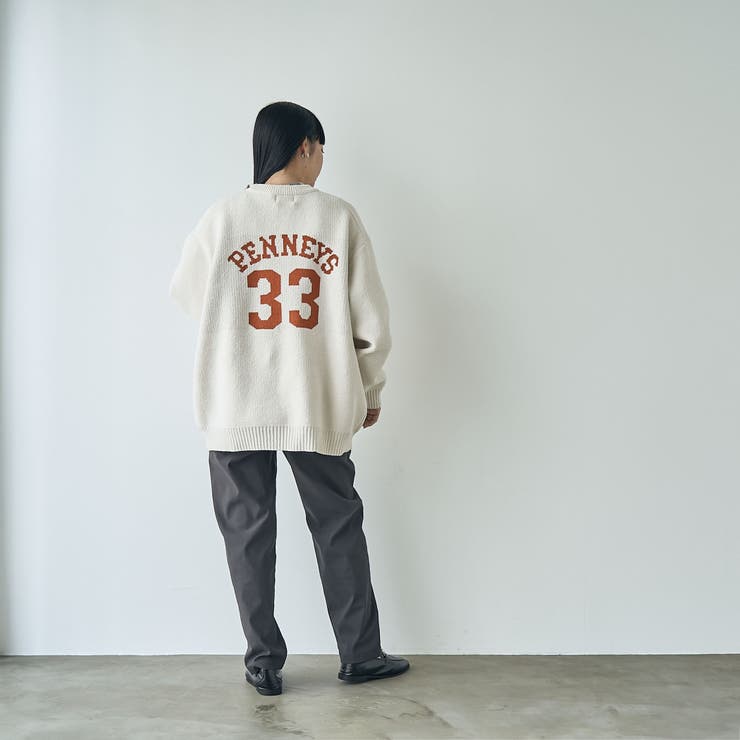 Penneys（ぺニーズ）別注モールジャガードロゴニット | coen【women】 | 詳細画像11 