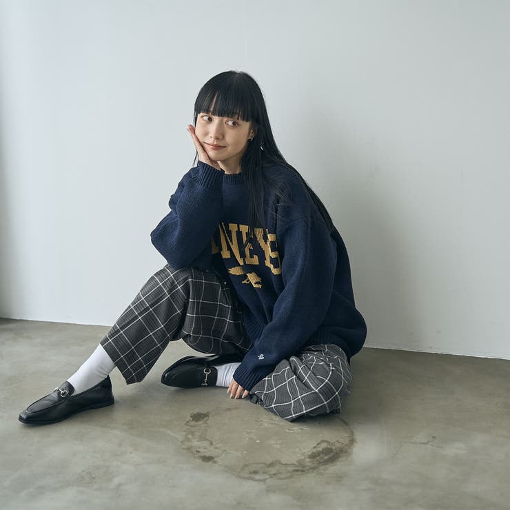 Penneys（ぺニーズ）別注モールジャガードロゴニット | coen【women】 | 詳細画像17 