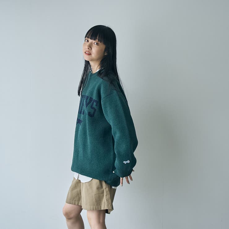 Penneys（ぺニーズ）別注モールジャガードロゴニット | coen【women】 | 詳細画像35 