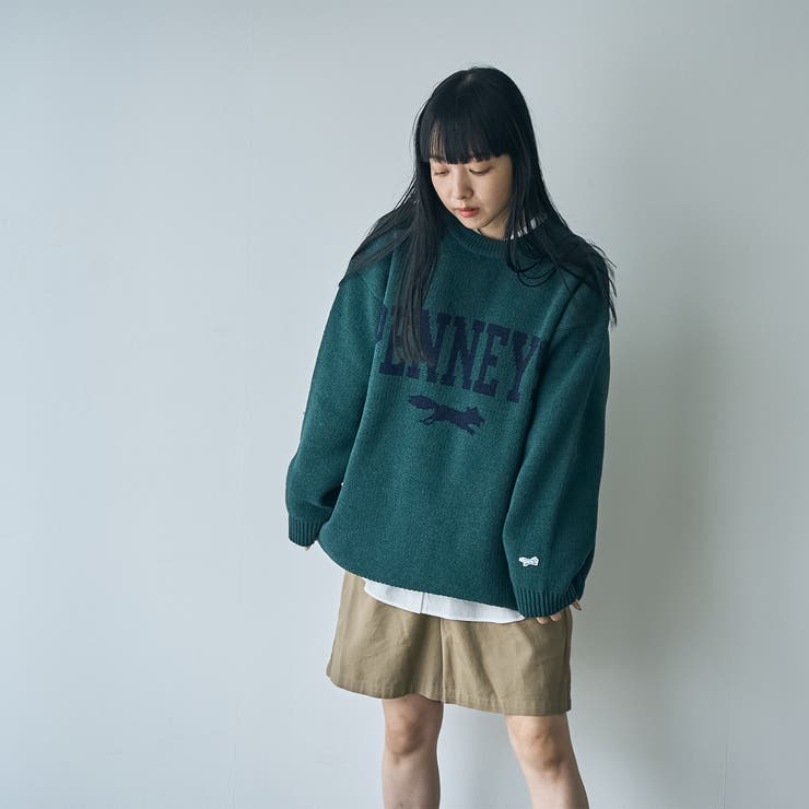 Penneys（ぺニーズ）別注モールジャガードロゴニット | coen【women】 | 詳細画像36 