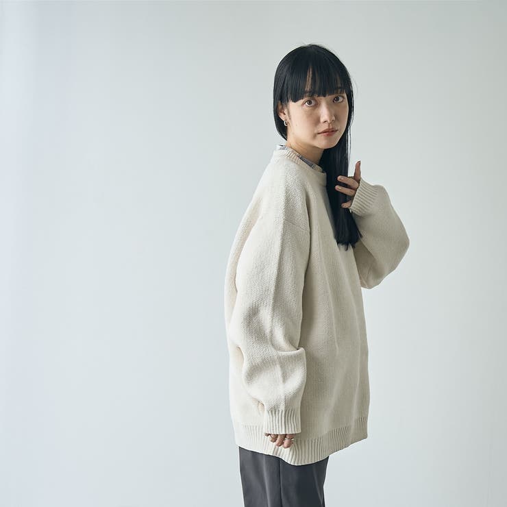 Penneys（ぺニーズ）別注モールジャガードロゴニット | coen【women】 | 詳細画像41 