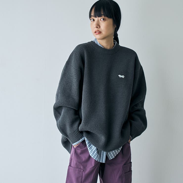 Penneys（ぺニーズ）別注モールジャガードロゴニット | coen【women】 | 詳細画像44 