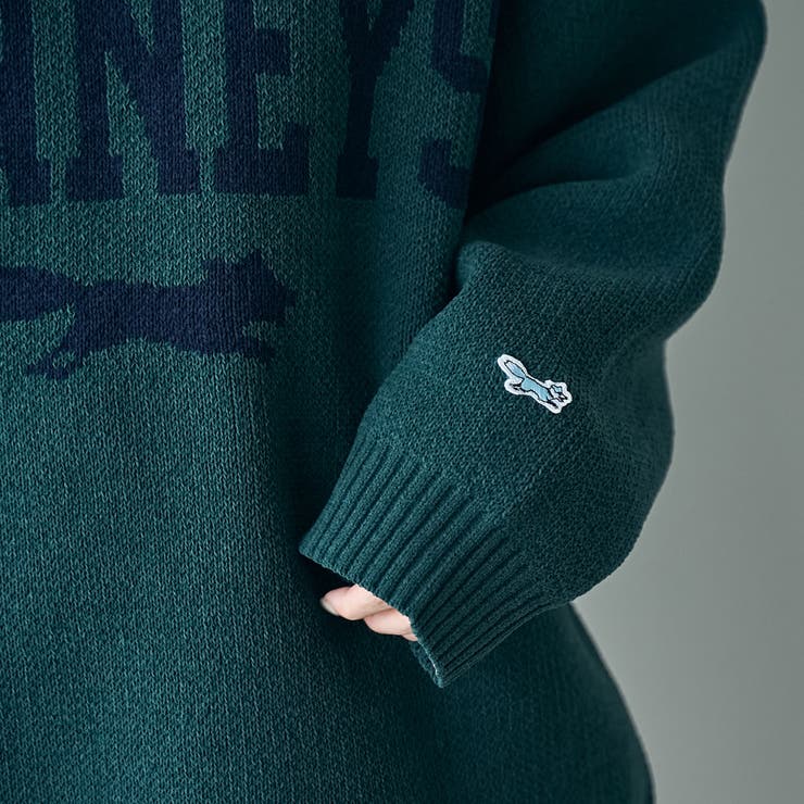 Penneys（ぺニーズ）別注モールジャガードロゴニット | coen【women】 | 詳細画像6 