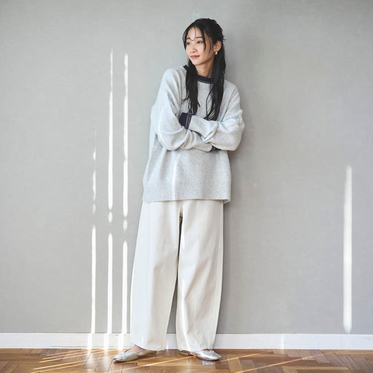 【ヘビロテ確定】フラッフィークルーネックニットプルオーバー | coen【women】 | 詳細画像5 