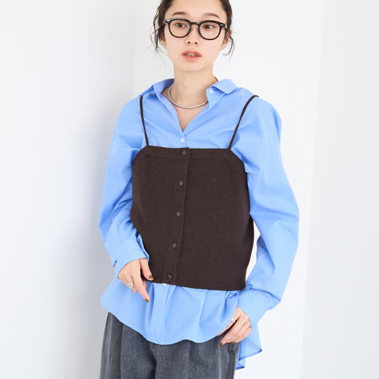 ウール混 ソウバリニットキャミソール | coen【women】 | 詳細画像14 