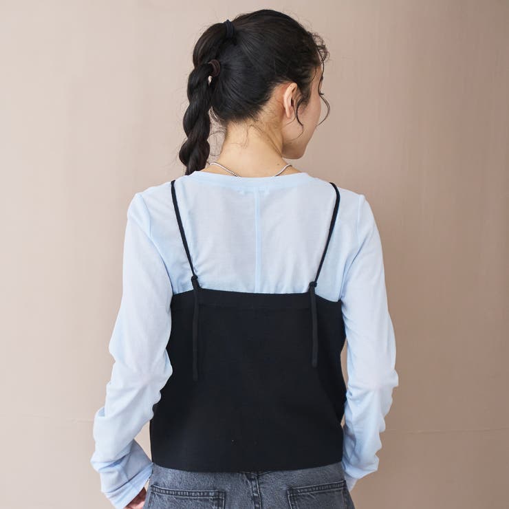 ウール混 ソウバリニットキャミソール | coen【women】 | 詳細画像4 