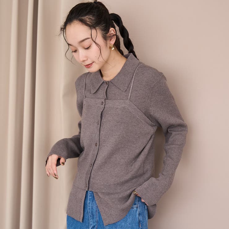 ウール混 ソウバリニットキャミソール | coen【women】 | 詳細画像8 