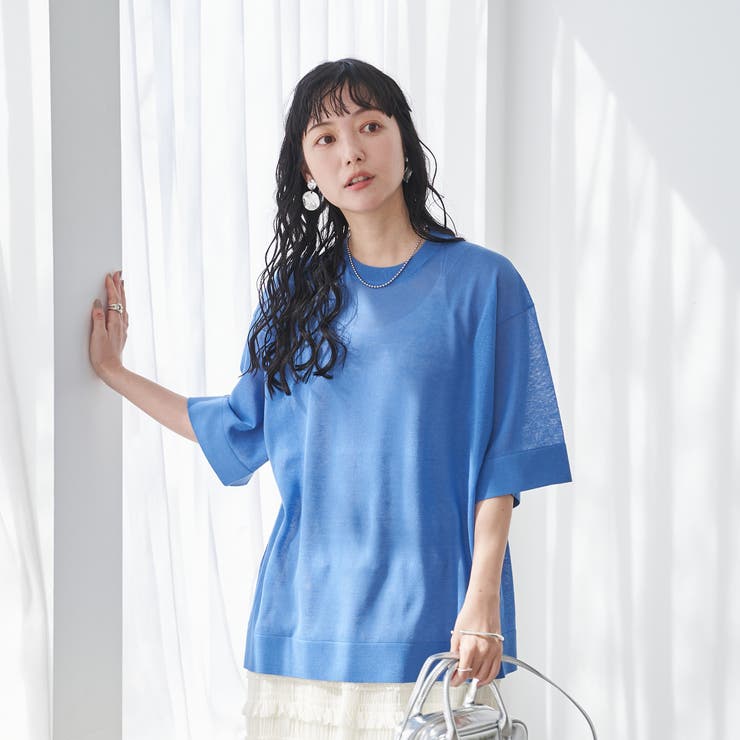 サラコシアーサマーニットビッグTシャツ | coen【women】 | 詳細画像16 